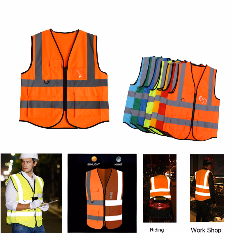 Reflective Safety Vest With Reflective Strips