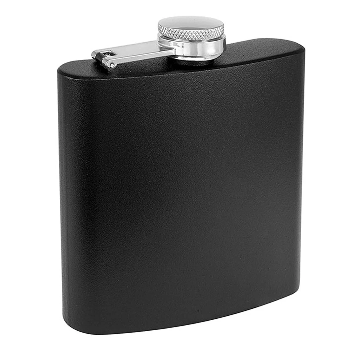 6oz Stainless Steel Hip Flask, custom water bottle with logo imprint 1