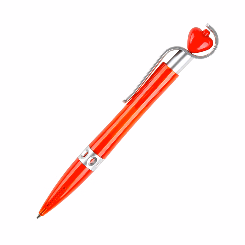 5.7" Spinner Heart & Love Valentine Ballpoint Custom Pens
