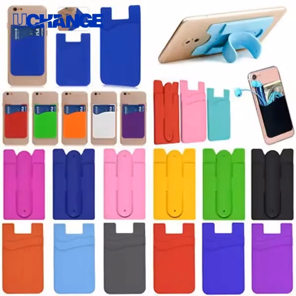 3-in-1 Cell Phone Card Holder Wallet Attachment for Convenience