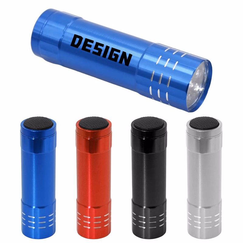 9-LED Aluminum Alloy Mini Flashlight