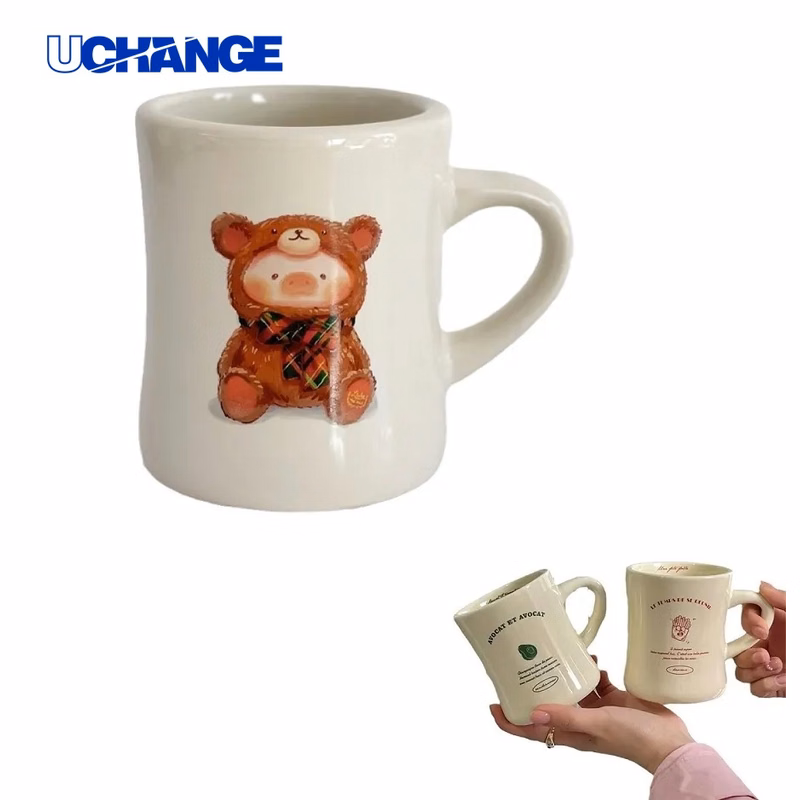 12 Oz Campfire Style Ceramic Mug for Daily Use