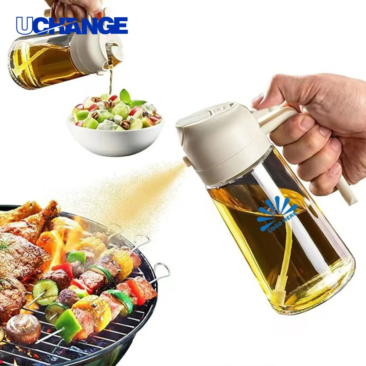 Oil Sprayer Dispenser Bottle (16 Oz) 1