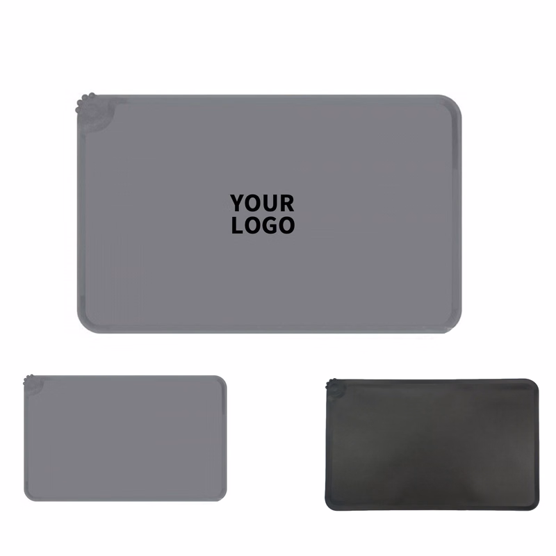 Silicone Pet Feeding Mat With Raised Edge