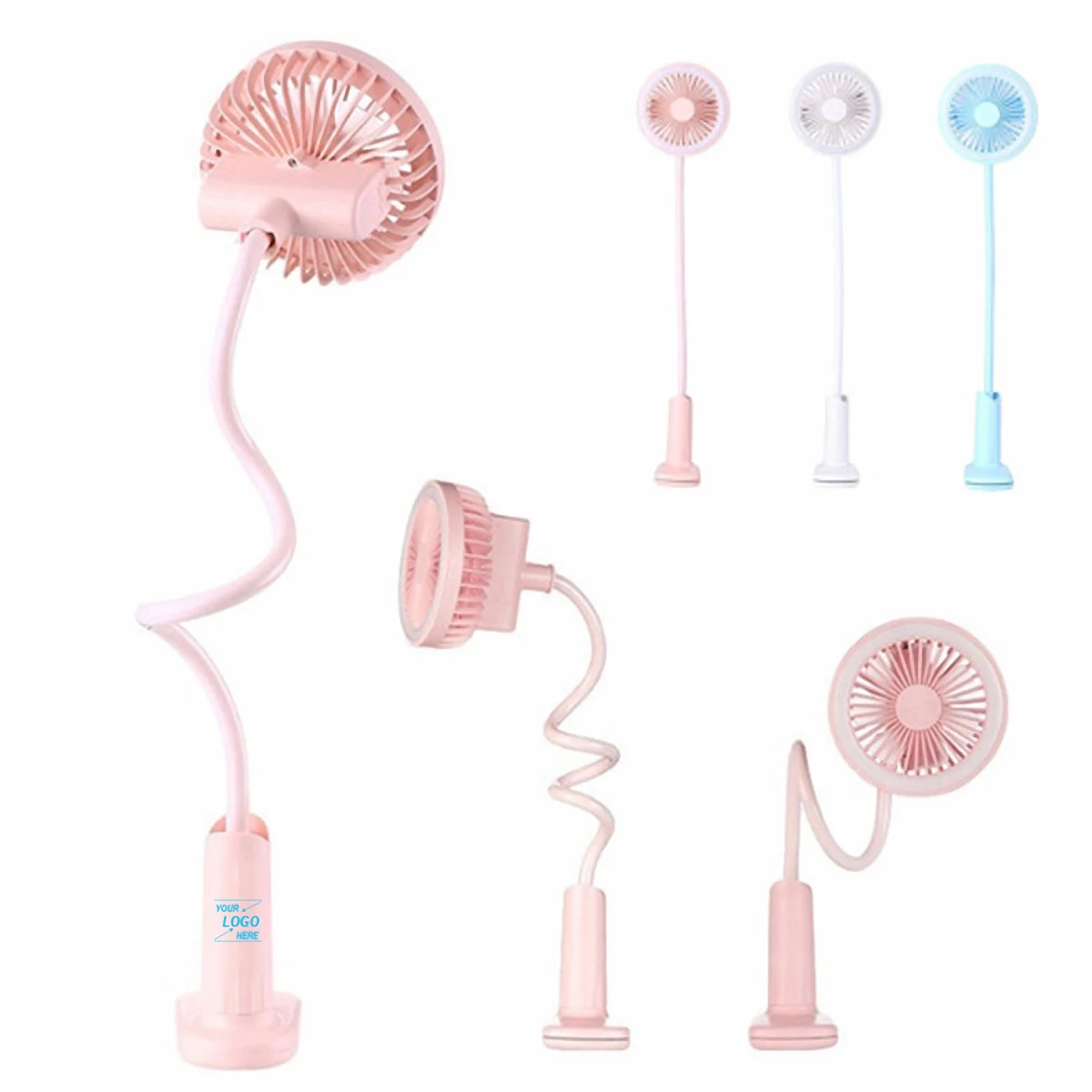 USB LED Reading Lamp with Clip and Cooling Fan 1