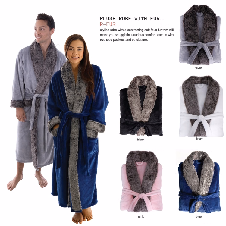 Plush Robe w/Fur