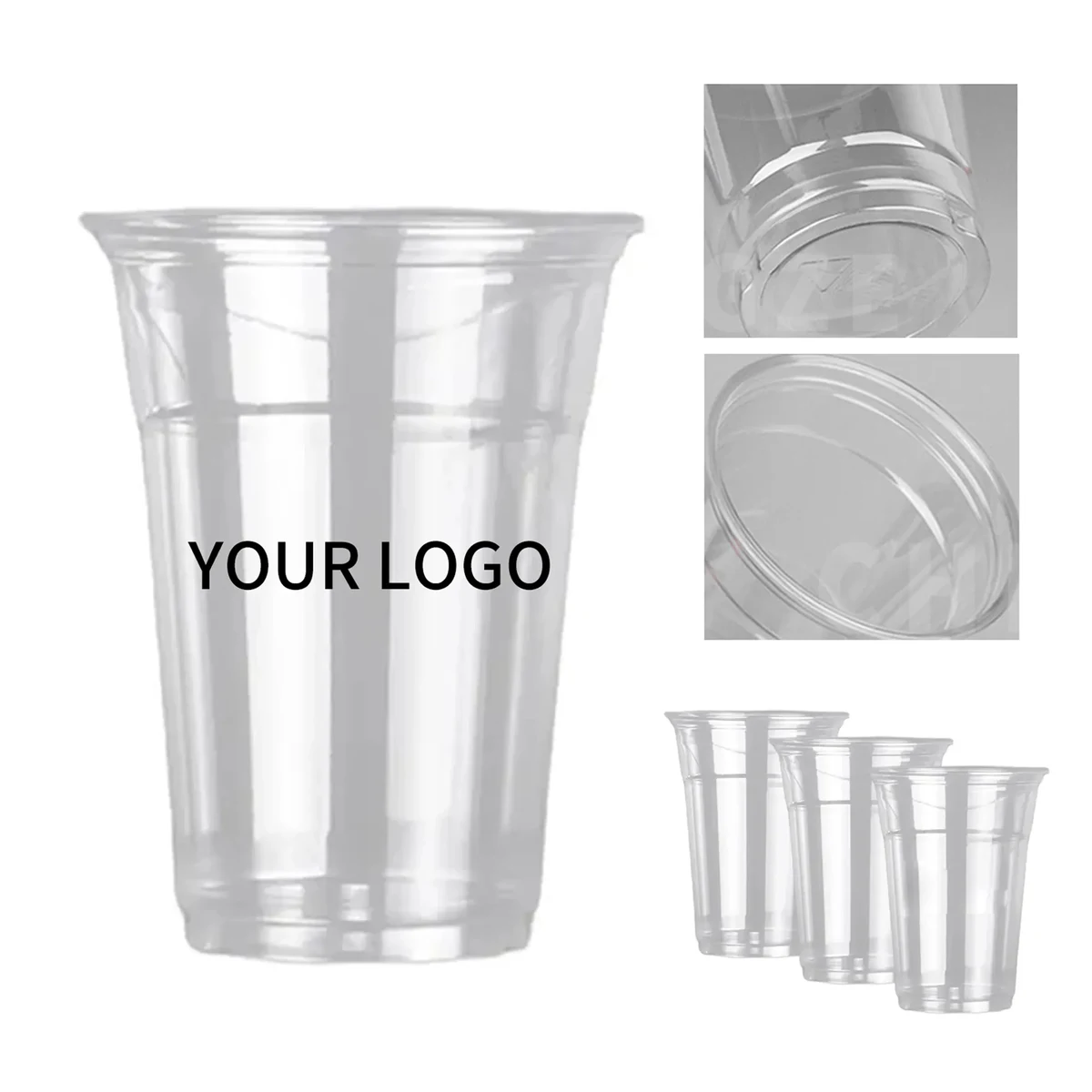 12oz Clear Plastic Cup 1