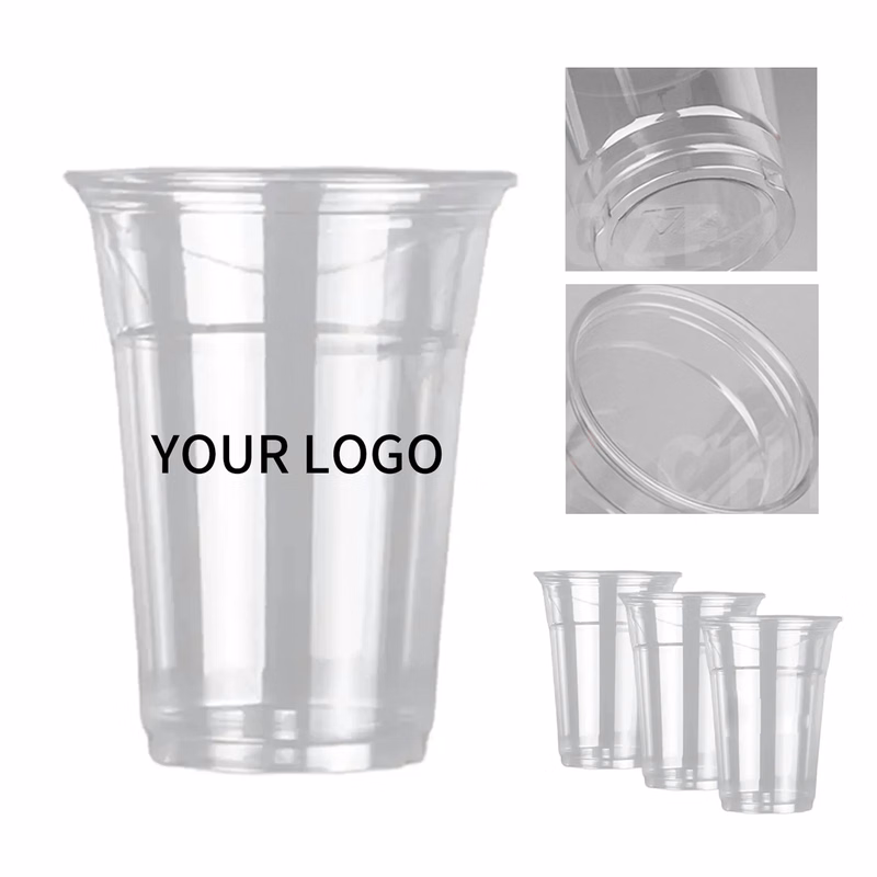 Reusable 12oz Plastic Cup Transparent Practical Beverage Cup