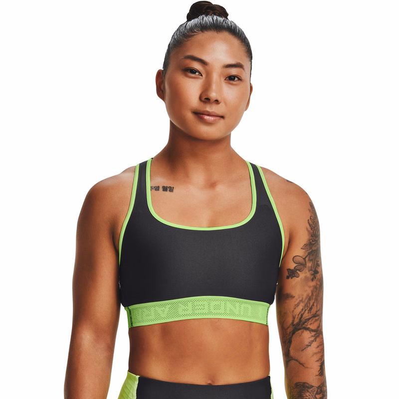 Armour Mid Crossback Print Women's Sports Bra