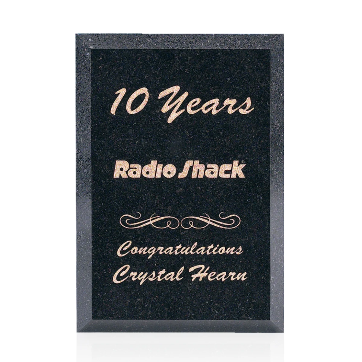 Granite Plaque - Black 1