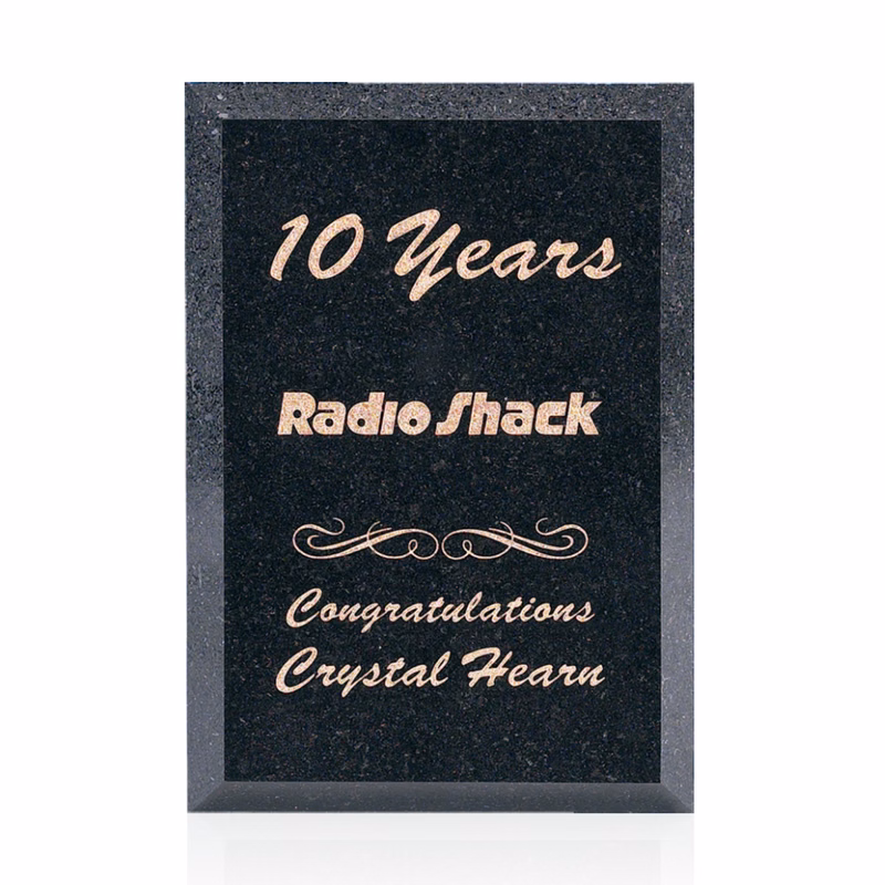Granite Plaque - Black