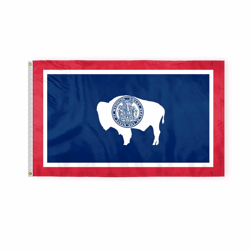3'x5' Wyoming ePoly Printed Flags