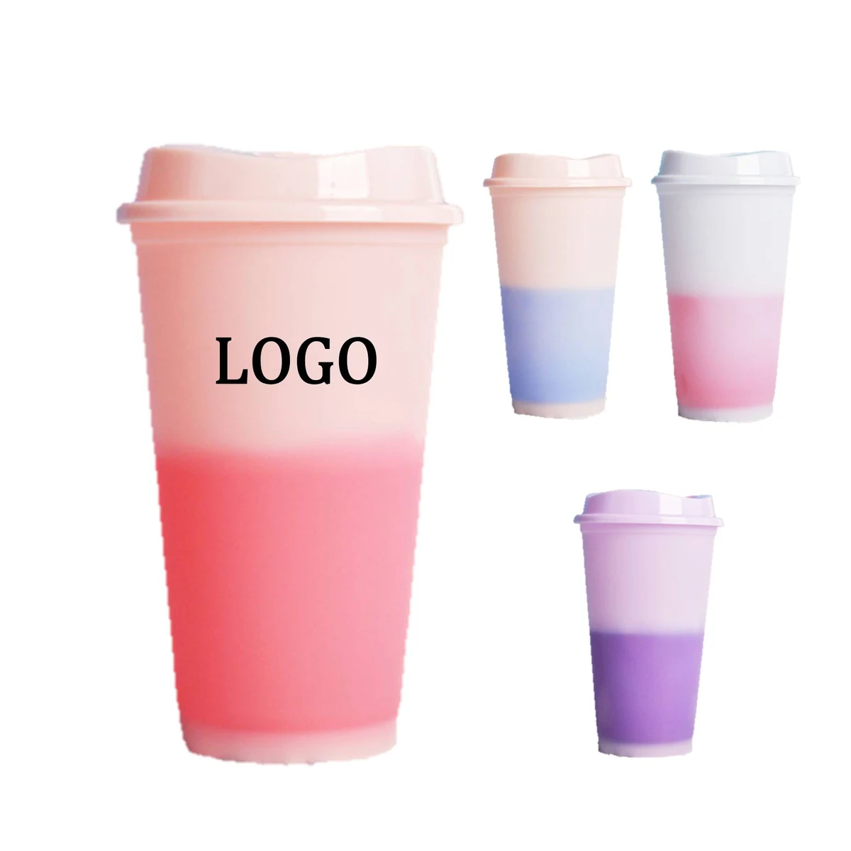 16oz. Color Changing Stadium Cup With Lid 1