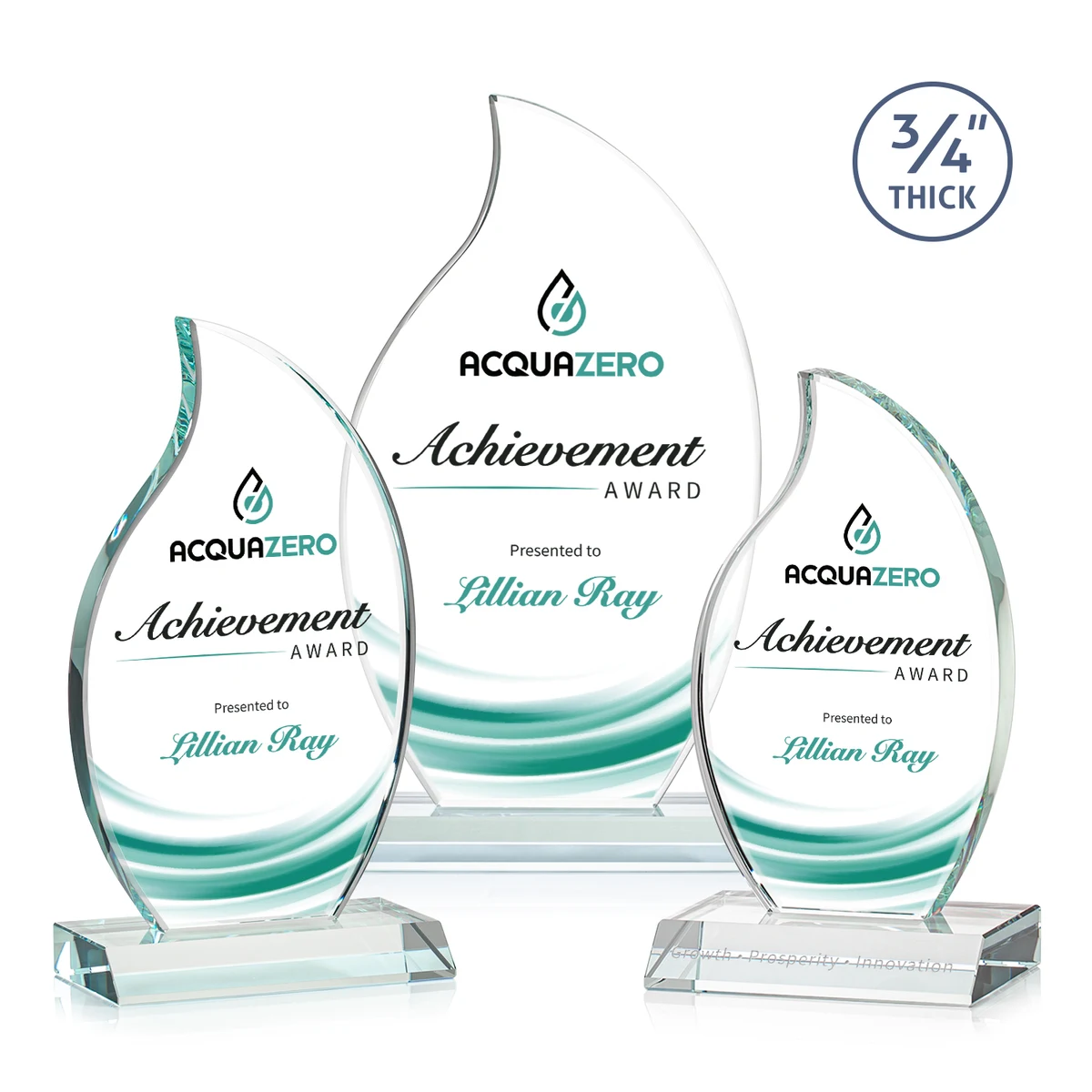 Croydon Flame VividPrint™ Award - Clear 1
