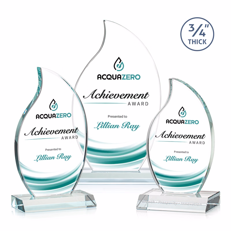 Croydon Flame VividPrint™ Award - Clear