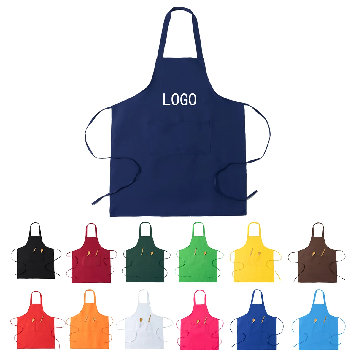 Neckline Advertising Custom Catering Staff Apron 1