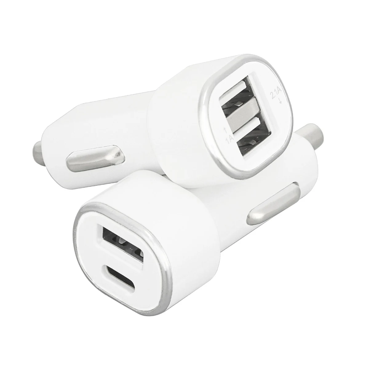 2 USB Car Charger 1