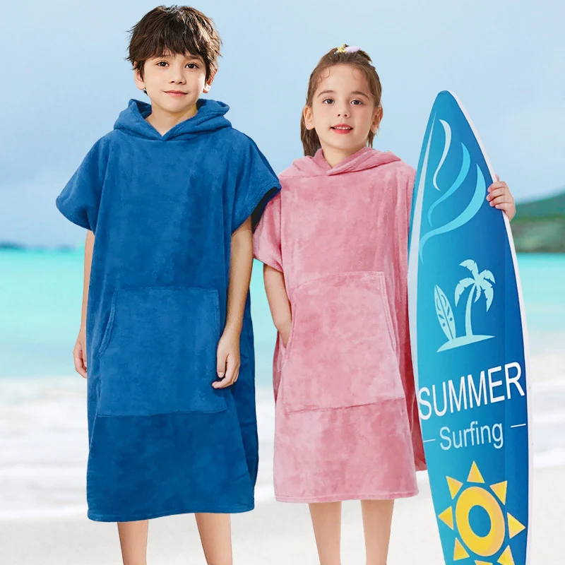 Kids Beach Towel Poncho 1