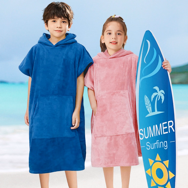 Kids Beach Towel Poncho