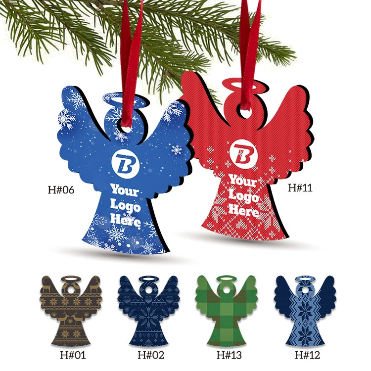 3" Full Color Christmas Ornament - Angel 1