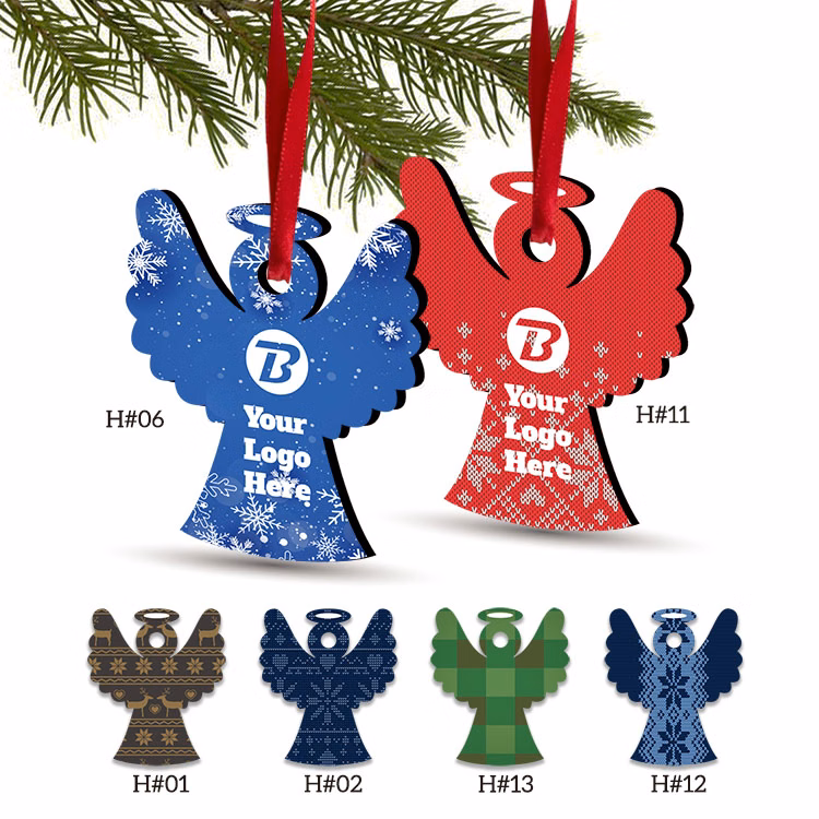 3" Full Color Christmas Ornament - Angel