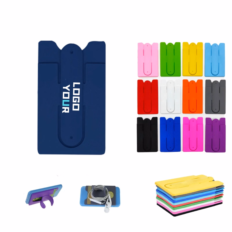 Silicone Cell Phone  Stand Card Holder