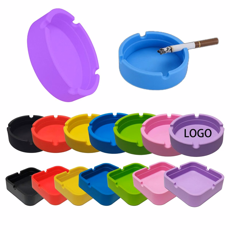 Thickened Silicone Shockproof Ashtray