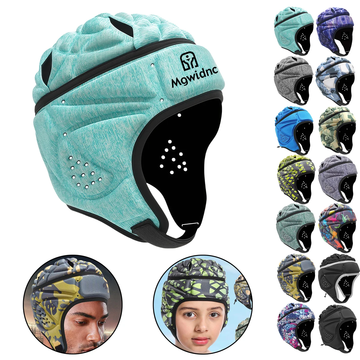 Kids Soft EVA Rugby Helmet - Breathable 1