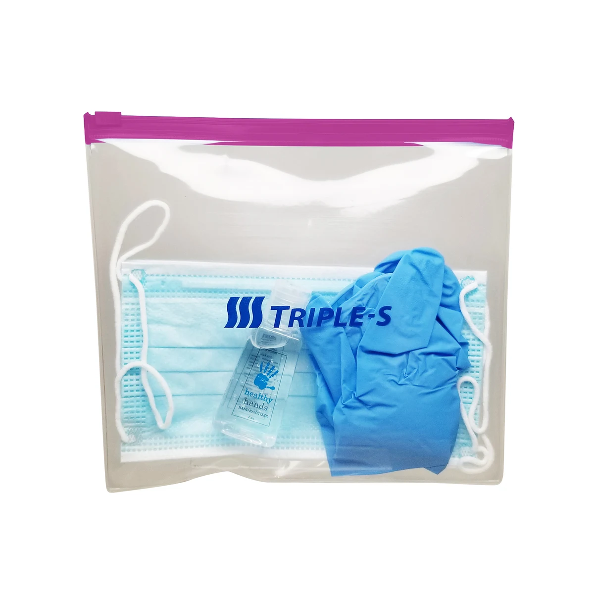Mask, Hand Sanitizer, Glove Kit 1