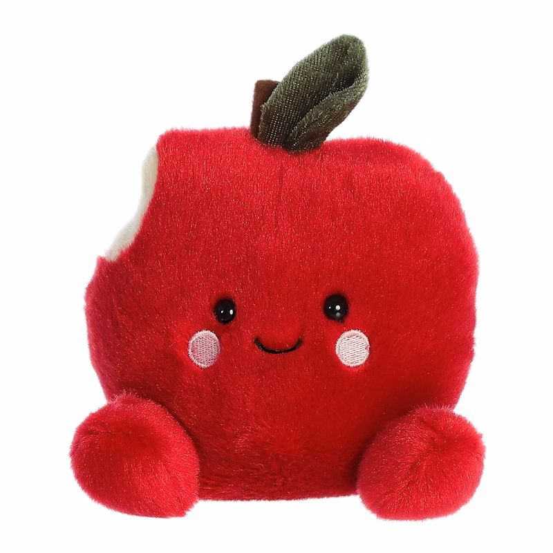 5" Bean Bag Red Apple Fruit