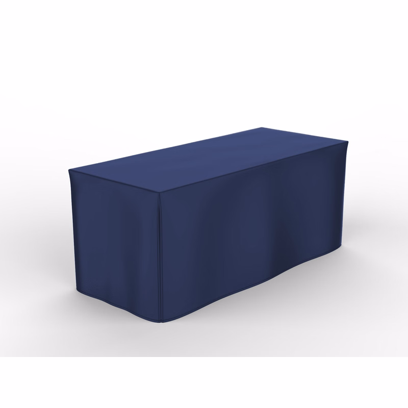 Non-Printed 6' Fitted Table Cover (Closed Corners)