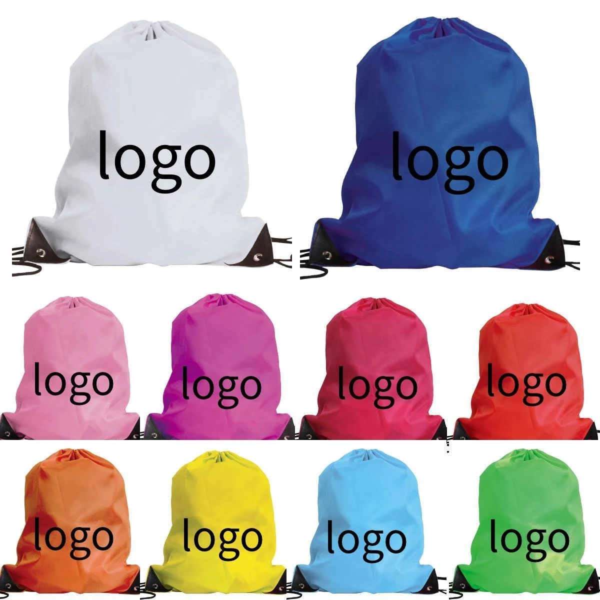 Gym Drawstring Backpack with Reinforced Corner Rush Service 1