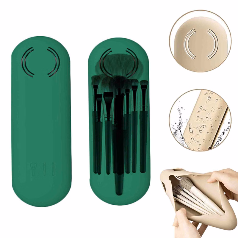 Travel Soft Silicone Makeup Brush Holder