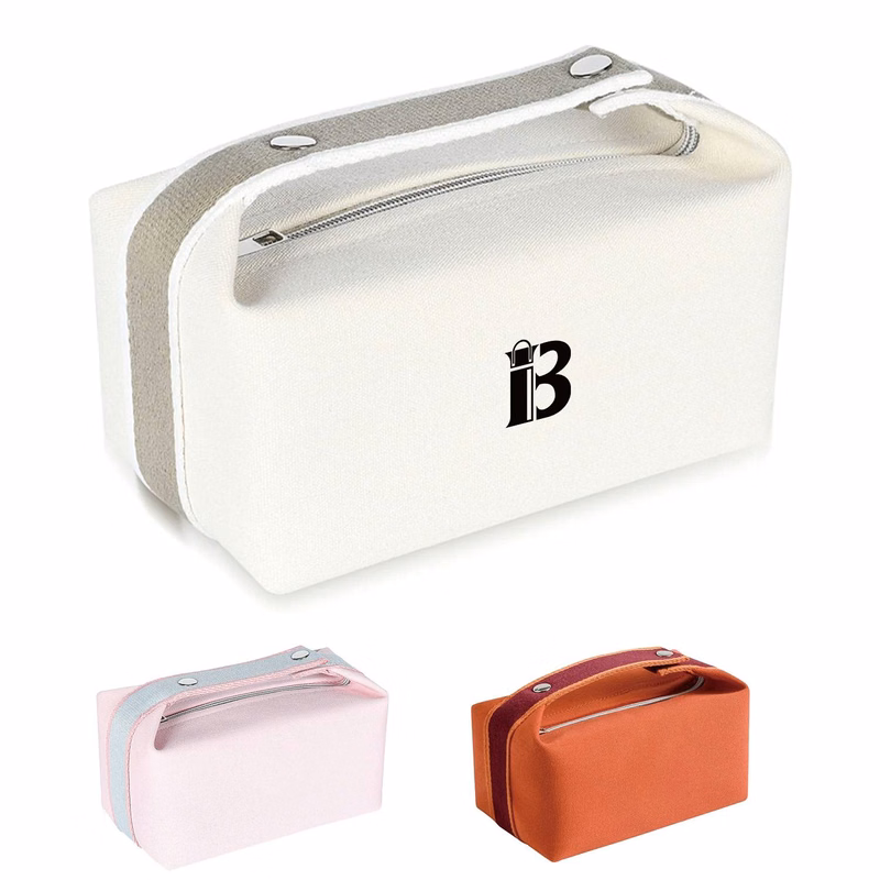 Canvas Portable Travel Cosmetic Bag