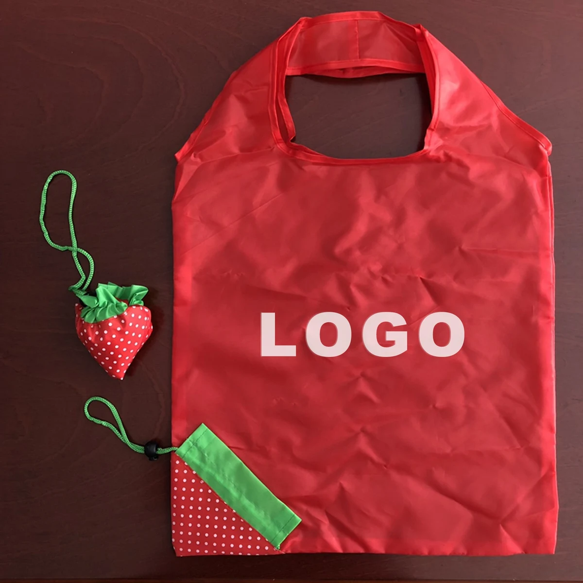 Portable Foldable Drawstring Tote Bag 1