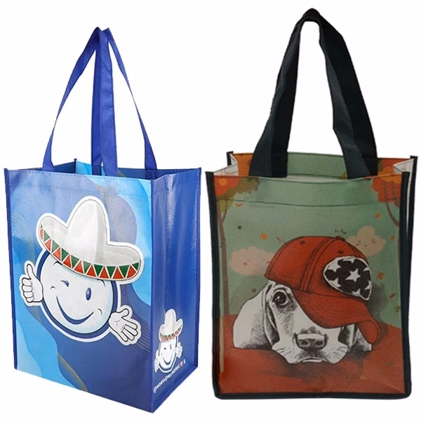 Custom Full Color Laminated Non Woven Tote Bag
