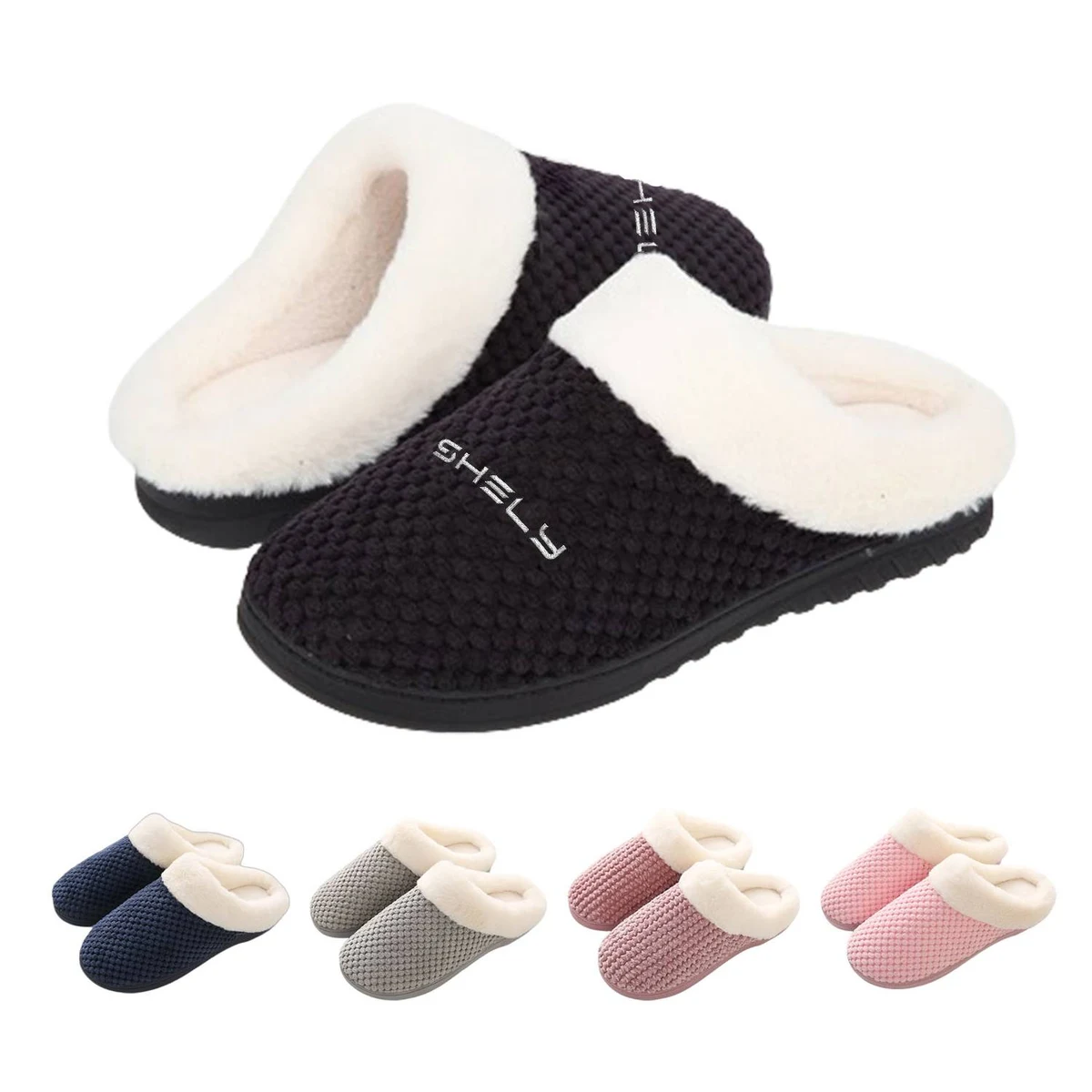 Women's Bubble Stitch Slippers 1