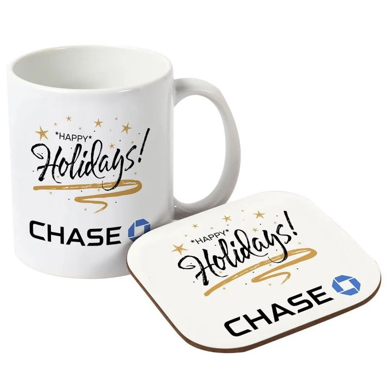 Mug & Neoprene Coaster Gift Set 1
