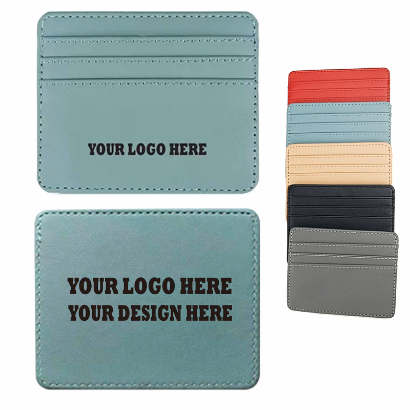 Slim PU Leather Card Holder Wallet
