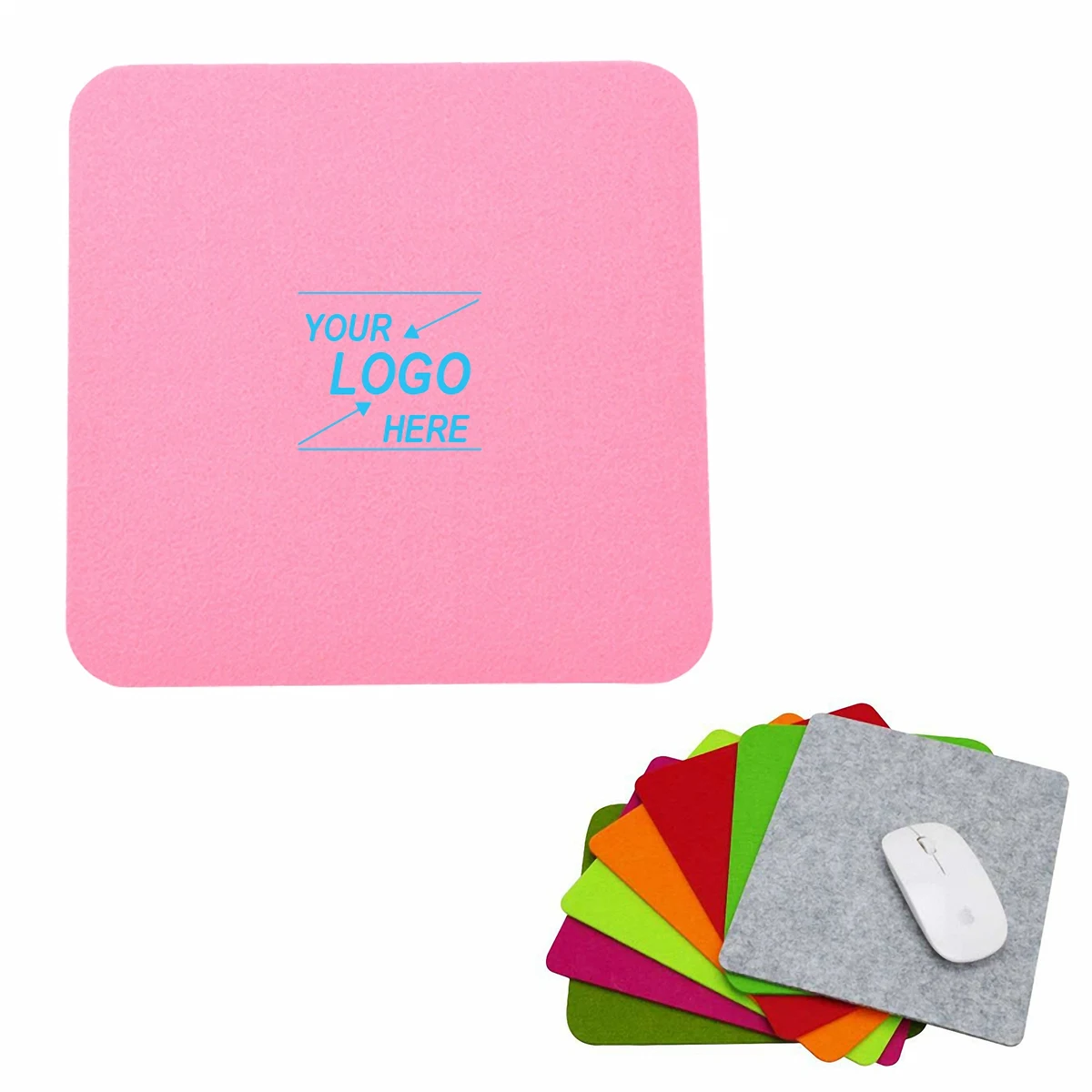 Felt Mouse Pad for Desk 1