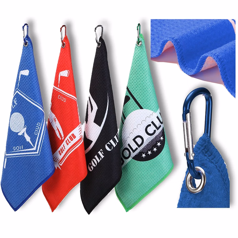 Microfiber Soft Waffle Pattern Bsorbent Durable Golf Towel