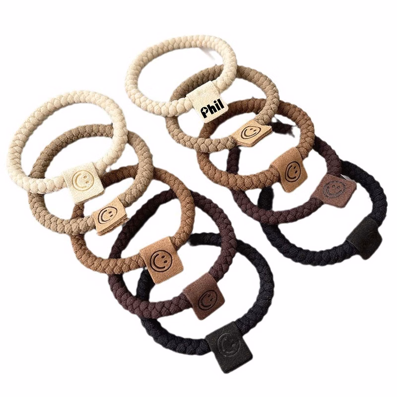 Custom Terry Cloth Seamless High-Elasticity Hair Ties