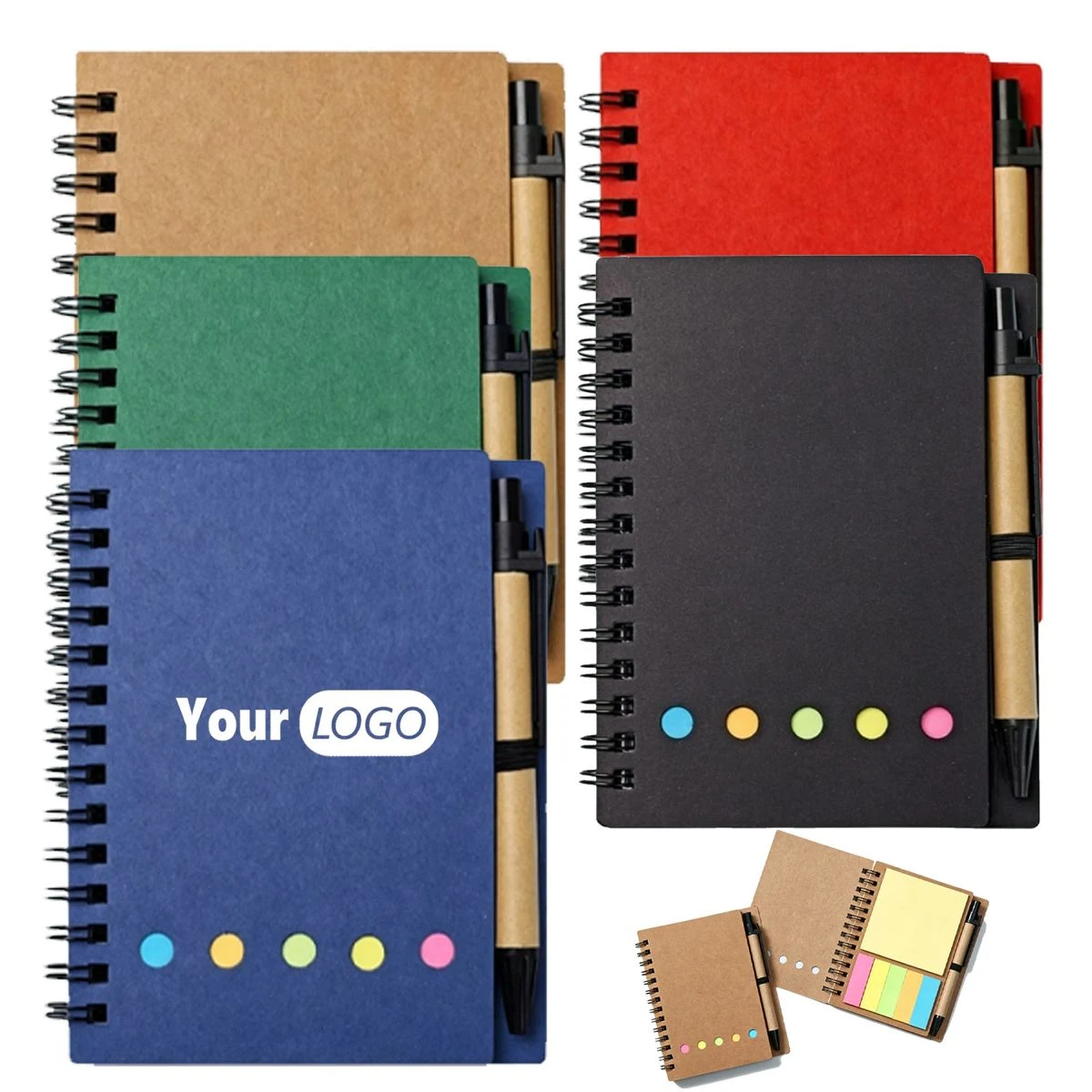 A6 Multifunctional Sticky Note Notebook Set 1