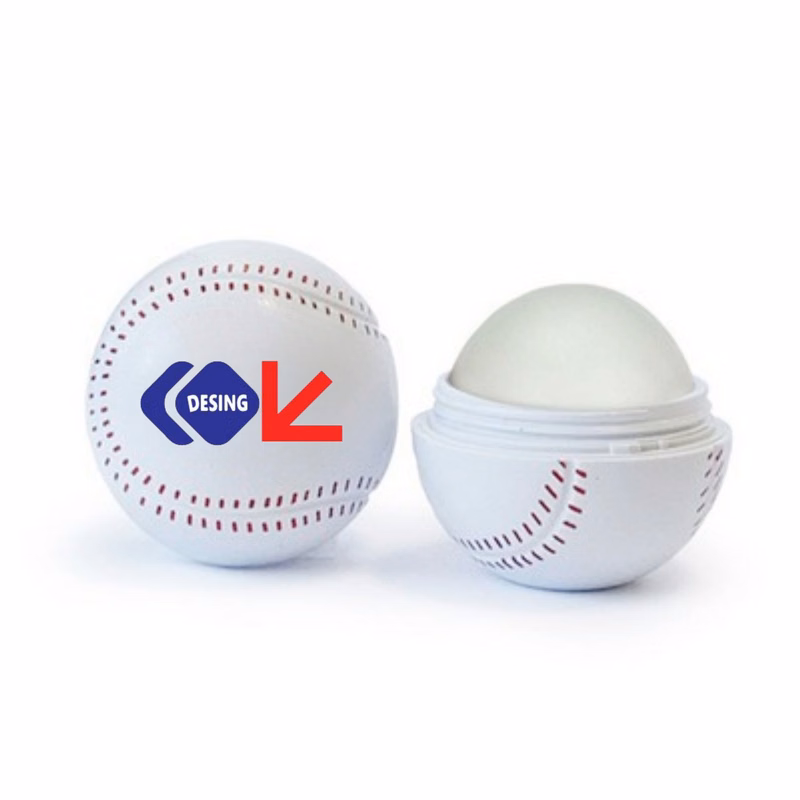 Baseball Lip Moisturizer Container