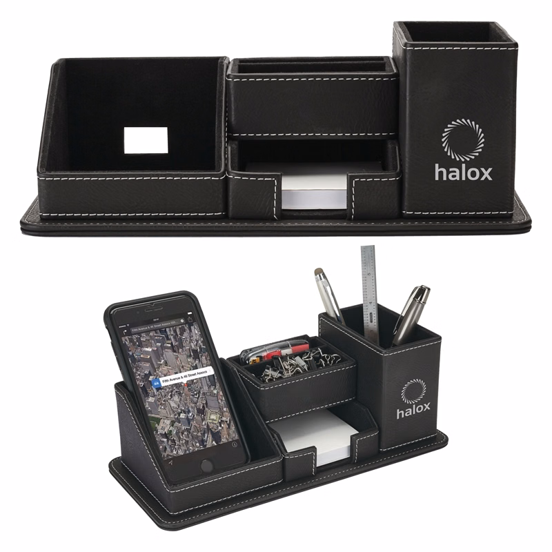 Oxford Desk Organizer w/Phone Holder