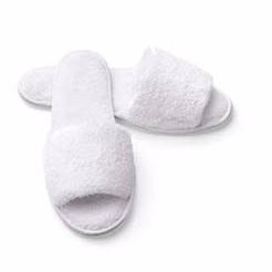 Women's Open Toe Micro Terry Slipper