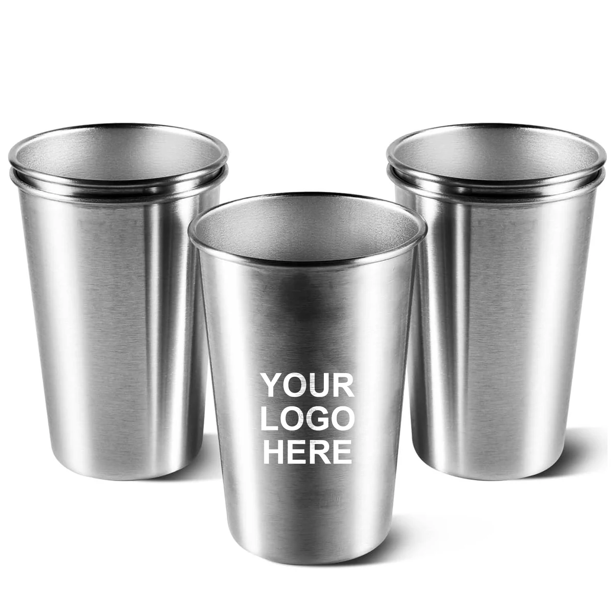 12oz Stainless Steel Rolled Mouth Mug 1