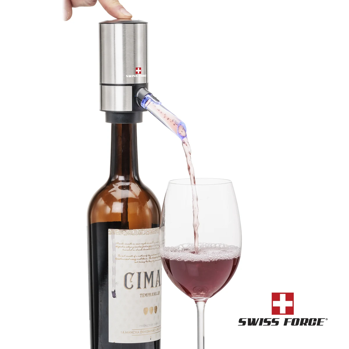 Swiss Force® Wine Aerator and Dispenser 1