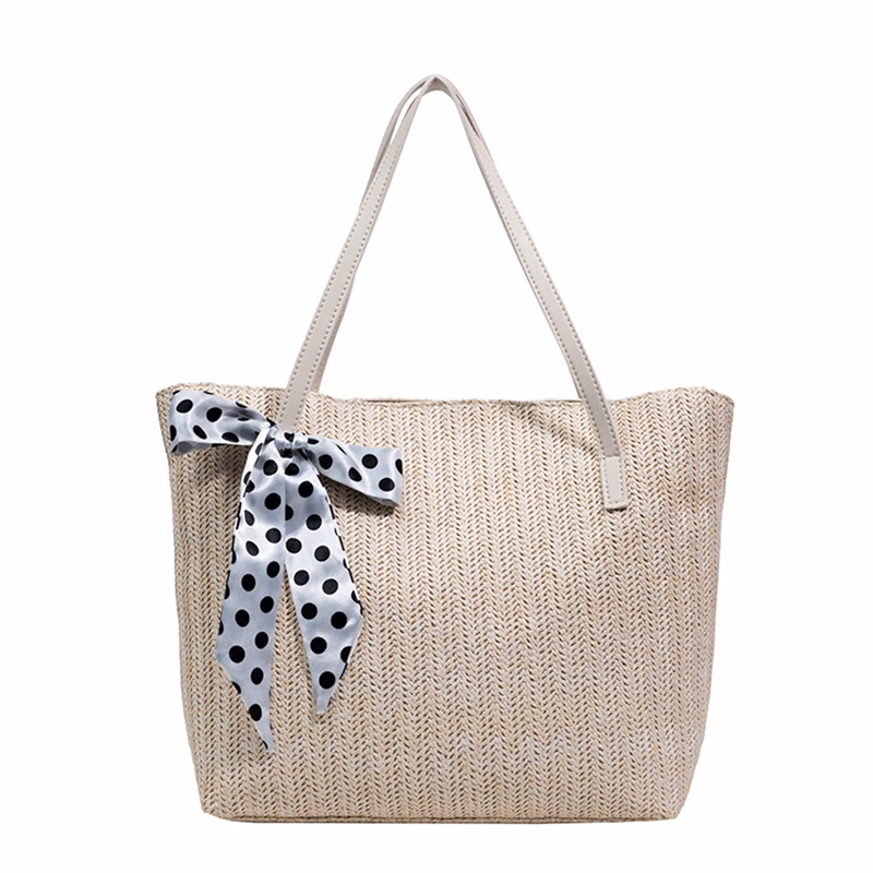Straw Crossbody Beach Bag