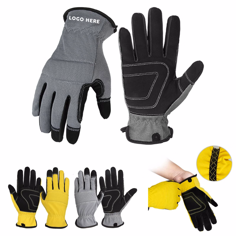 Anti-slip touch screen gloves